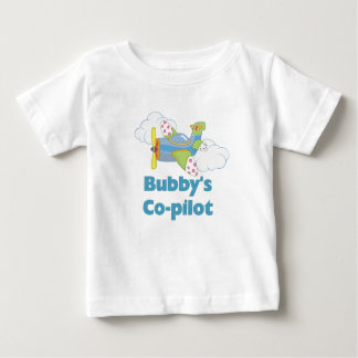 Camiseta Para Bebê Co-piloto de Bubby