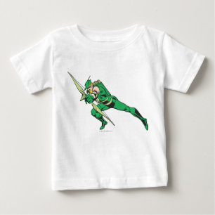 Camiseta Para Bebê Coberturas de Seta Verde