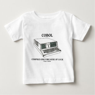 Camiseta Para Bebê COBOL compila somente devido à sorte