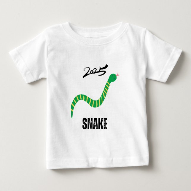 Camiseta Para Bebê Cobra 2025 (Frente)