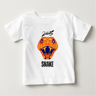 Camiseta Para Bebê Cobra 2025