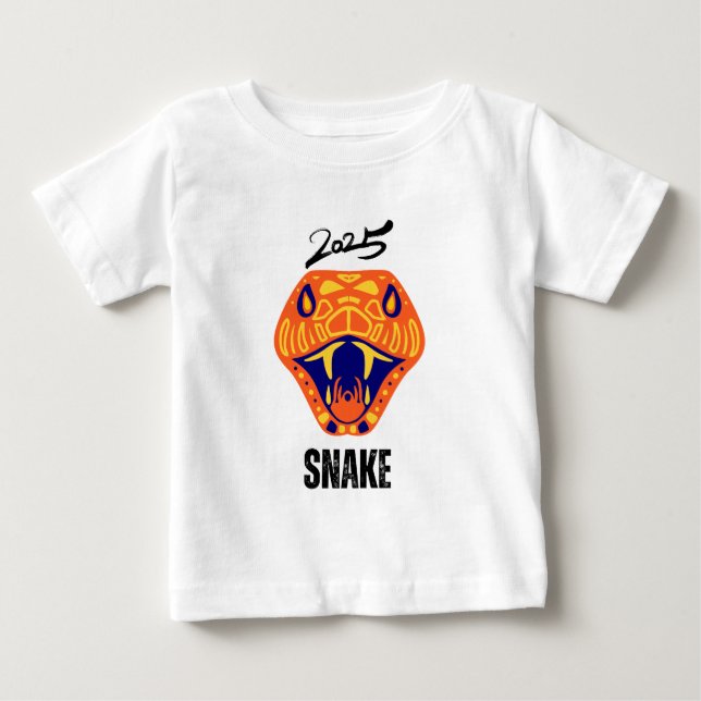 Camiseta Para Bebê Cobra 2025 (Frente)