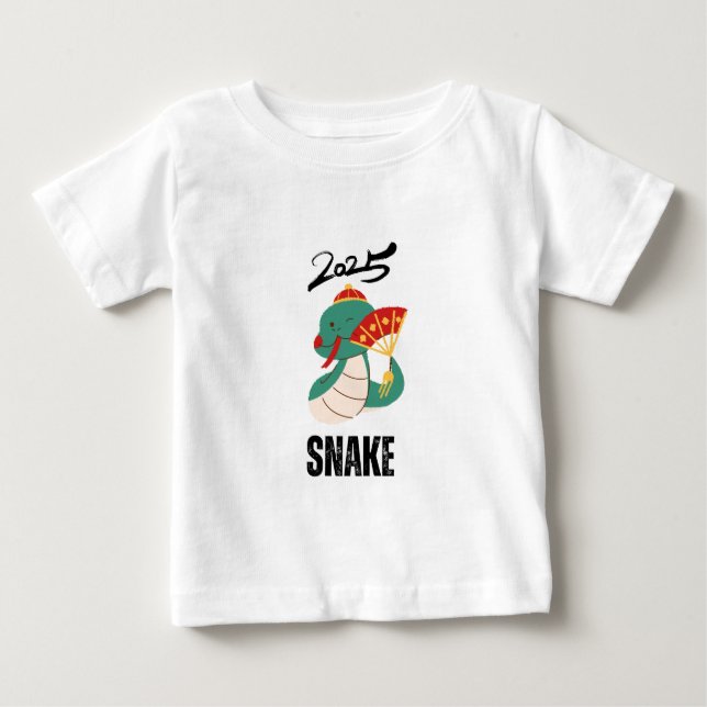 Camiseta Para Bebê Cobra 2025 (Frente)