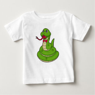 Camiseta Para Bebê Cobra com Arco