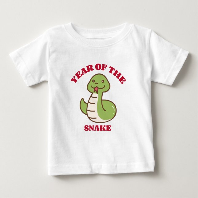 Camiseta Para Bebê cobra do bebê do cobra de 2025 (Frente)