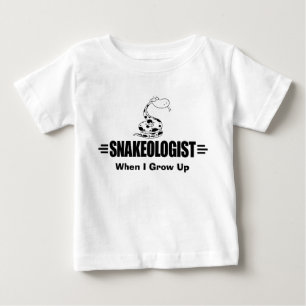 Camiseta Para Bebê Cobra engraçado