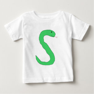 Camiseta Para Bebê Cobra Verde S