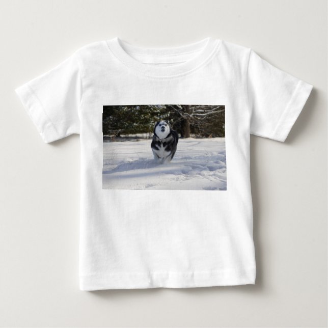 Camiseta Para Bebê Cobrindo com Carga (Frente)