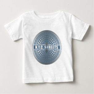 Camiseta Para Bebê Cobrir Manhole NYC