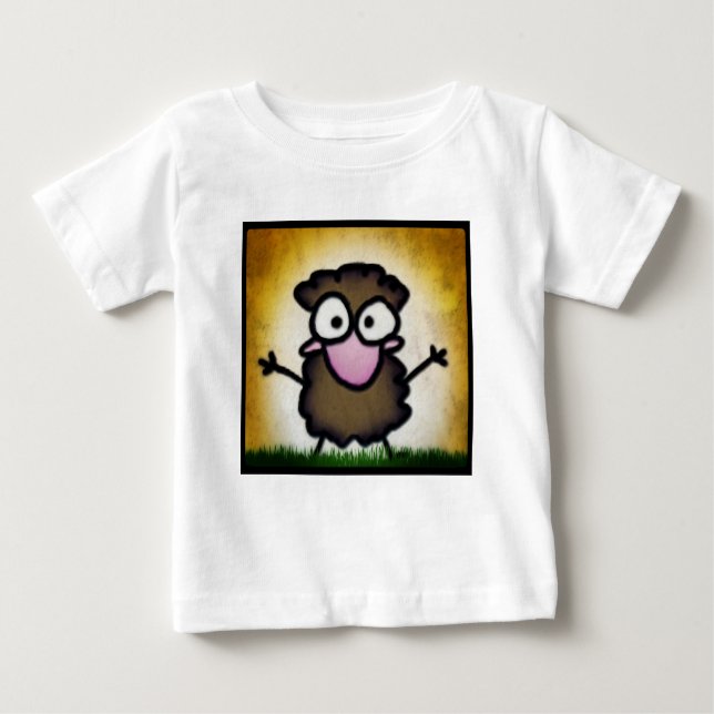 Camiseta Para Bebê Coco na grama (Frente)