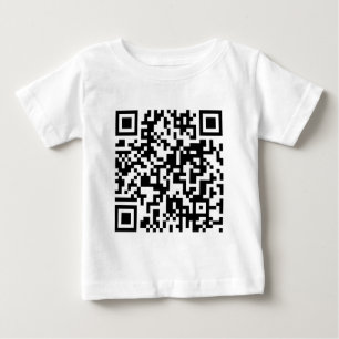 Camiseta Para Bebê Código de QR