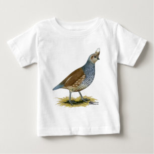 Camiseta Para Bebê Codorniz escaladas