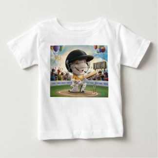 Camiseta Para Bebê Coelhinha Engraçada Batalhões de Cricket