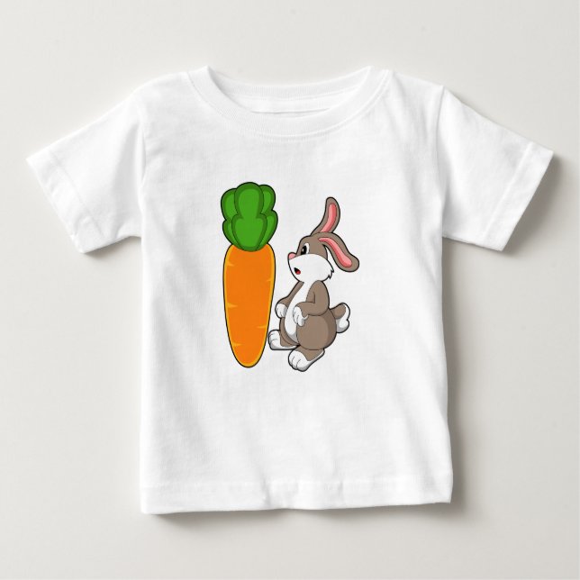 Camiseta Para Bebê Coelho com Cenoura (2).PNG (Frente)