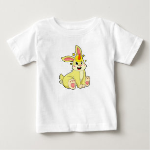 Camiseta Para Bebê Coelho como Unicórnio