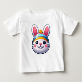 Camiseta Para Bebê Coelho da Páscoa