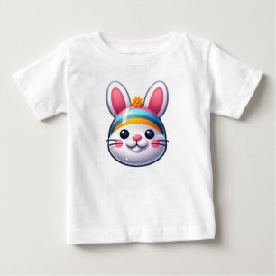 Camiseta Para Bebê Coelho da Páscoa