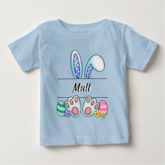 Camiseta Para Bebê Coelho da Páscoa Matt