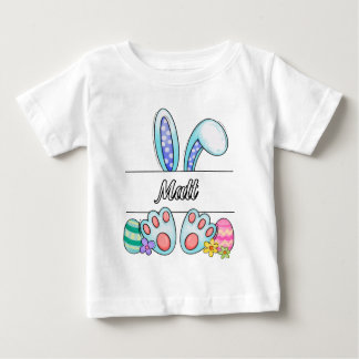 Camiseta Para Bebê Coelho da Páscoa Matt