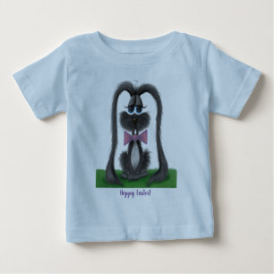 Camiseta Para Bebê Coelho da Páscoa móvel das Cinzas