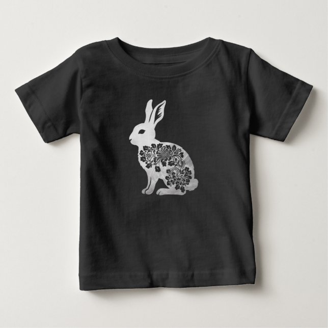 Camiseta Para Bebê Coelho do Dia de Páscoa (Frente)