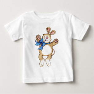 Camiseta Para Bebê Coelho feliz - t-shirt infantil
