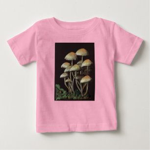 Camiseta Para Bebê Cogumelos