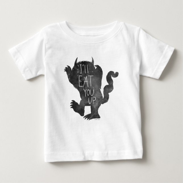 Camiseta Para Bebê Coisa Selvagem | Eu vou te comer (Frente)
