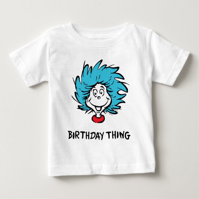 Camiseta Para Bebê Coisa Um Dois - Coisa De Aniversário (Frente)