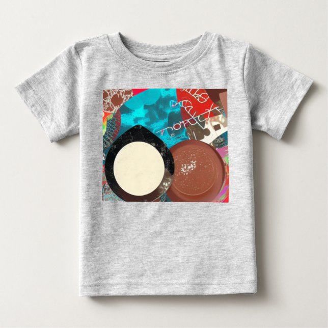 Camiseta Para Bebê Coisas de Chocolate (Frente)