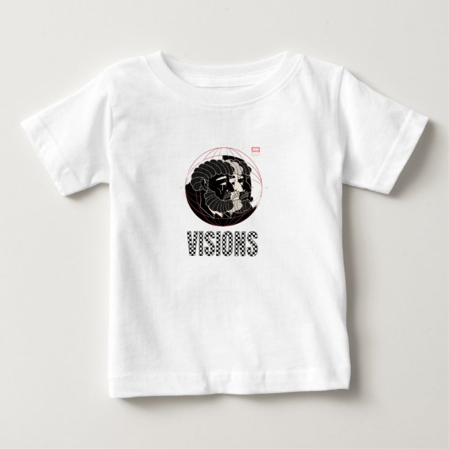 Camiseta Para Bebê coisas de visão bebê (Frente)