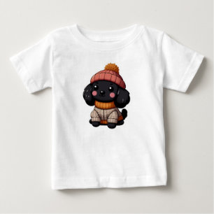 Camiseta Para Bebê colante simples e branco de fundo emoji fofo