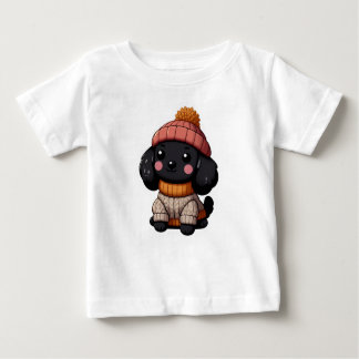 Camiseta Para Bebê colante simples e branco de fundo emoji fofo