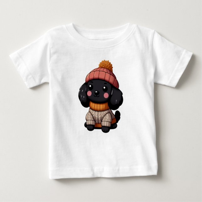 Camiseta Para Bebê colante simples e branco de fundo emoji fofo (Frente)
