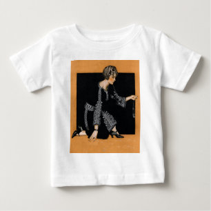 Camiseta Para Bebê Colar das Pérolas Quebradas