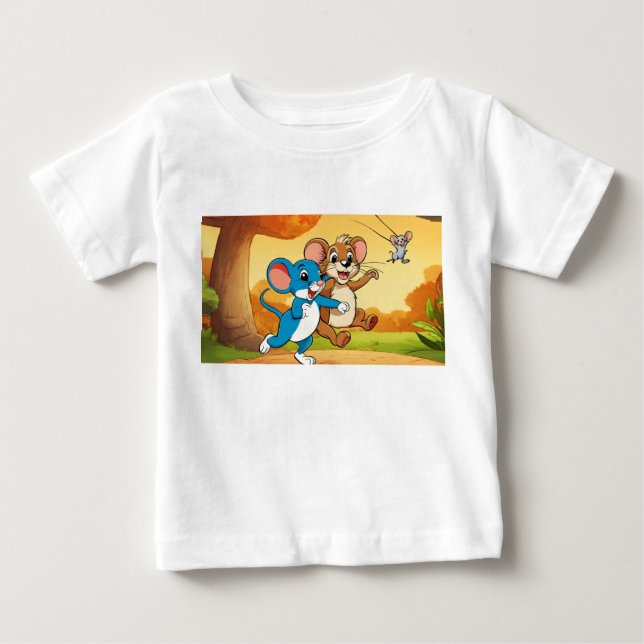 Camiseta Para Bebê Coleção de Hustle de Hamster (Frente)