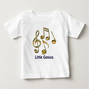 Camiseta Para Bebê Coleção do presente do tema da MÚSICA