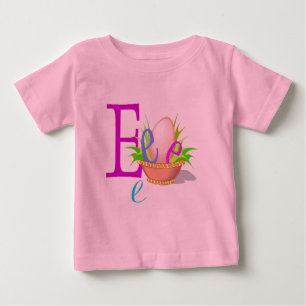 Camiseta Para Bebê Coleção E - Monograma
