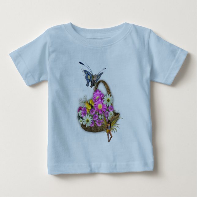 Camiseta Para Bebê coletores de primavera (Frente)