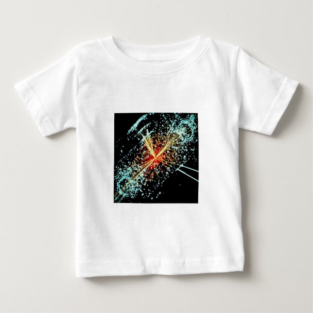 Camiseta Para Bebê Colisão de LHC (Frente)