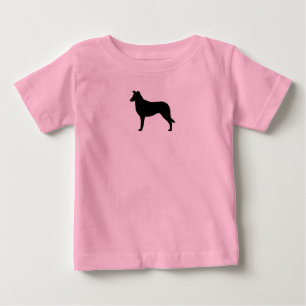 Camiseta Para Bebê Collie (Liso)