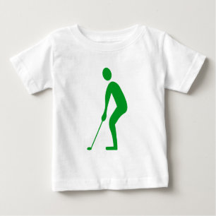 Camiseta Para Bebê Colocação - Verde-Grama