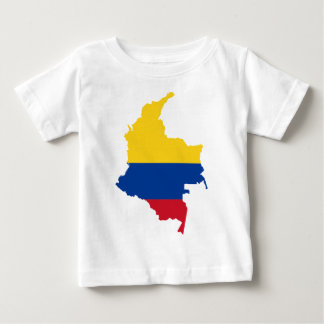 Camiseta Para Bebê Colômbia