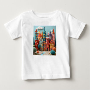 Camiseta Para Bebê Colônia infantil