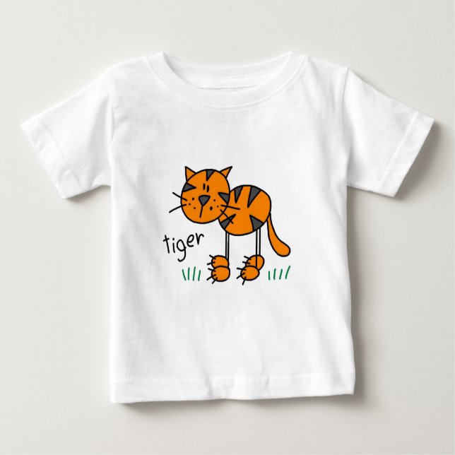 Camiseta Para Bebê Coloque as T-shirts e os presentes no tinteiro (Frente)