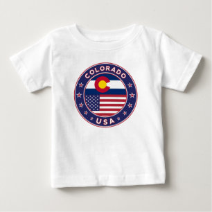 Camiseta Para Bebê Colorado
