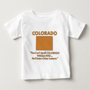 Camiseta Para Bebê Colorado - Você Não Consegue Soletrar 'Colorado' S