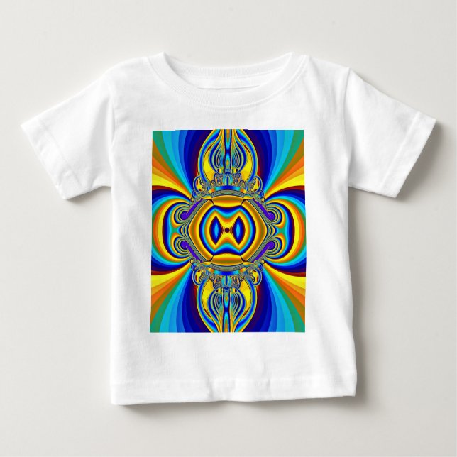 Camiseta Para Bebê Colorful Abstract Background-14334 (Frente)