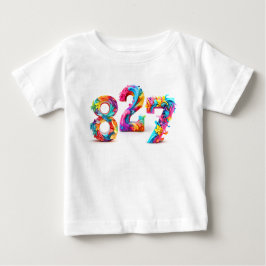 Camiseta Para Bebê Colorido 827