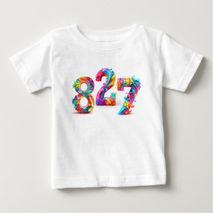 Camiseta Para Bebê Colorido 827